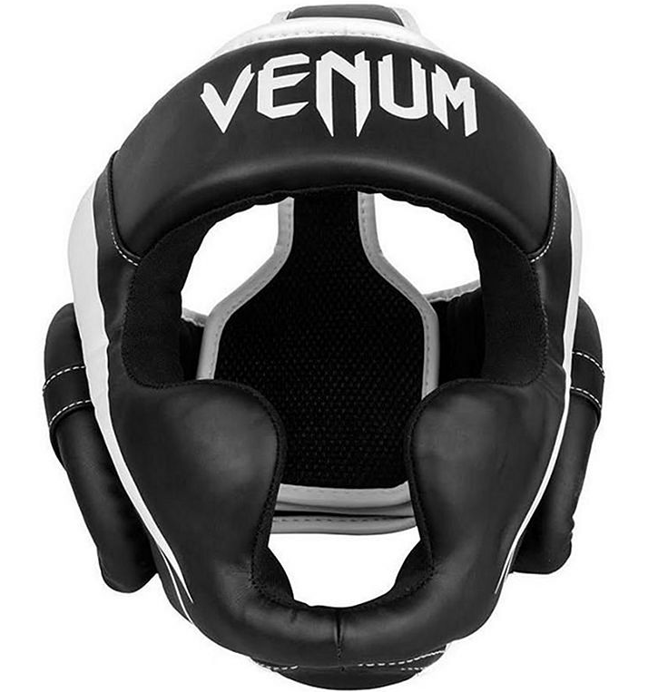 Venum Elite Headgear Black/White